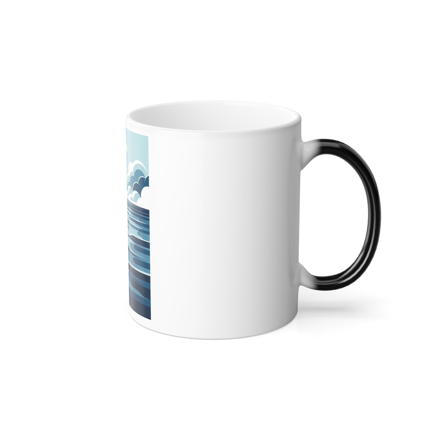 Color Changing Ocean Scene Mug - 11oz - Perfect for Relaxation and Gifting