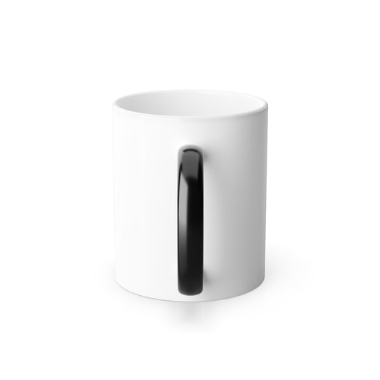 Color Morphing Mug - Meditation and Tech-Inspired Design, 11oz Heat Changing Coffee Cup
